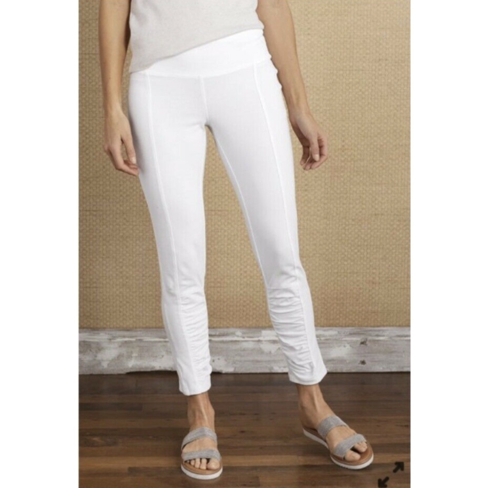 Soft Surroundings White Leggings XL Mid Rise 9.75”
